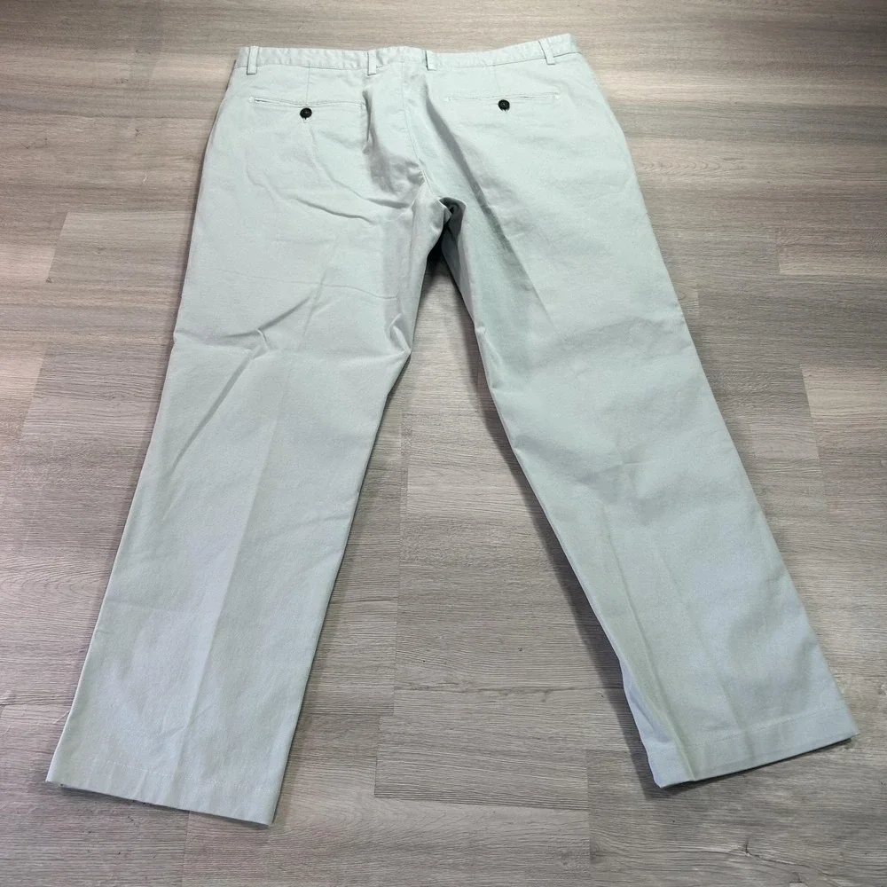 SPOKE Pants Mens 37x31 Gray Stretch Chino Regular Fit Casual Everyday Wear